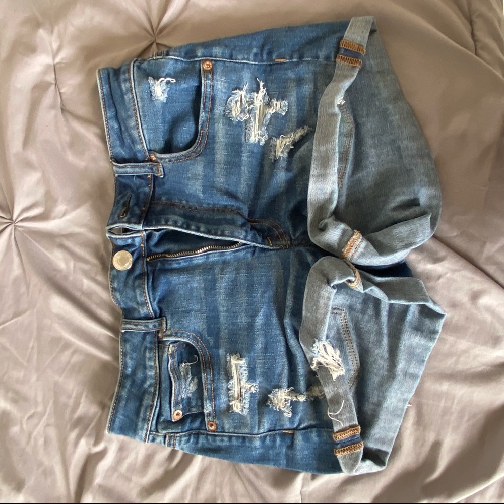 American Eagle Distressed Jean Shorts
